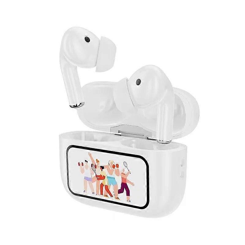 A8Pro Color Screen Display True Wireless Bluetooth Earphones ANC Active Noise Reduction Long Range Headphones