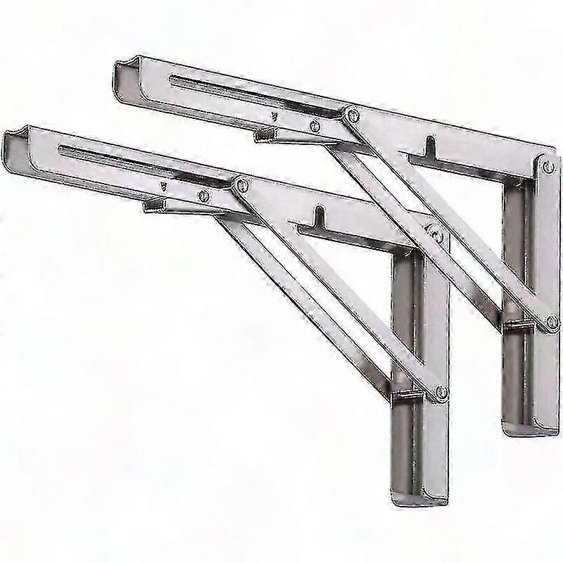 Foldable Square Querres For Tagres, 2-Piece Stainless Steel Folding Set