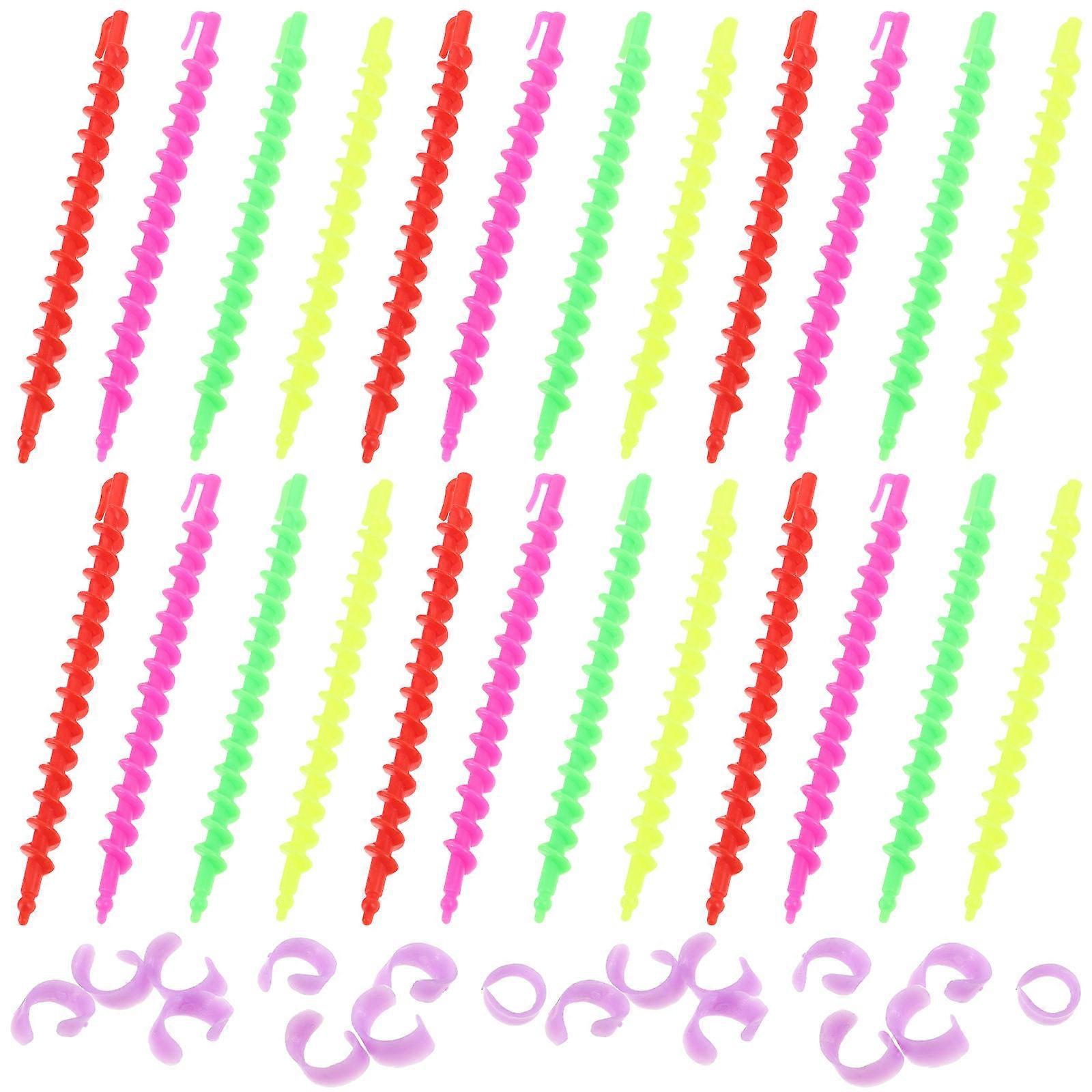 26pcs Hair Rollers for Wavy Hair Perm Spiral Styling