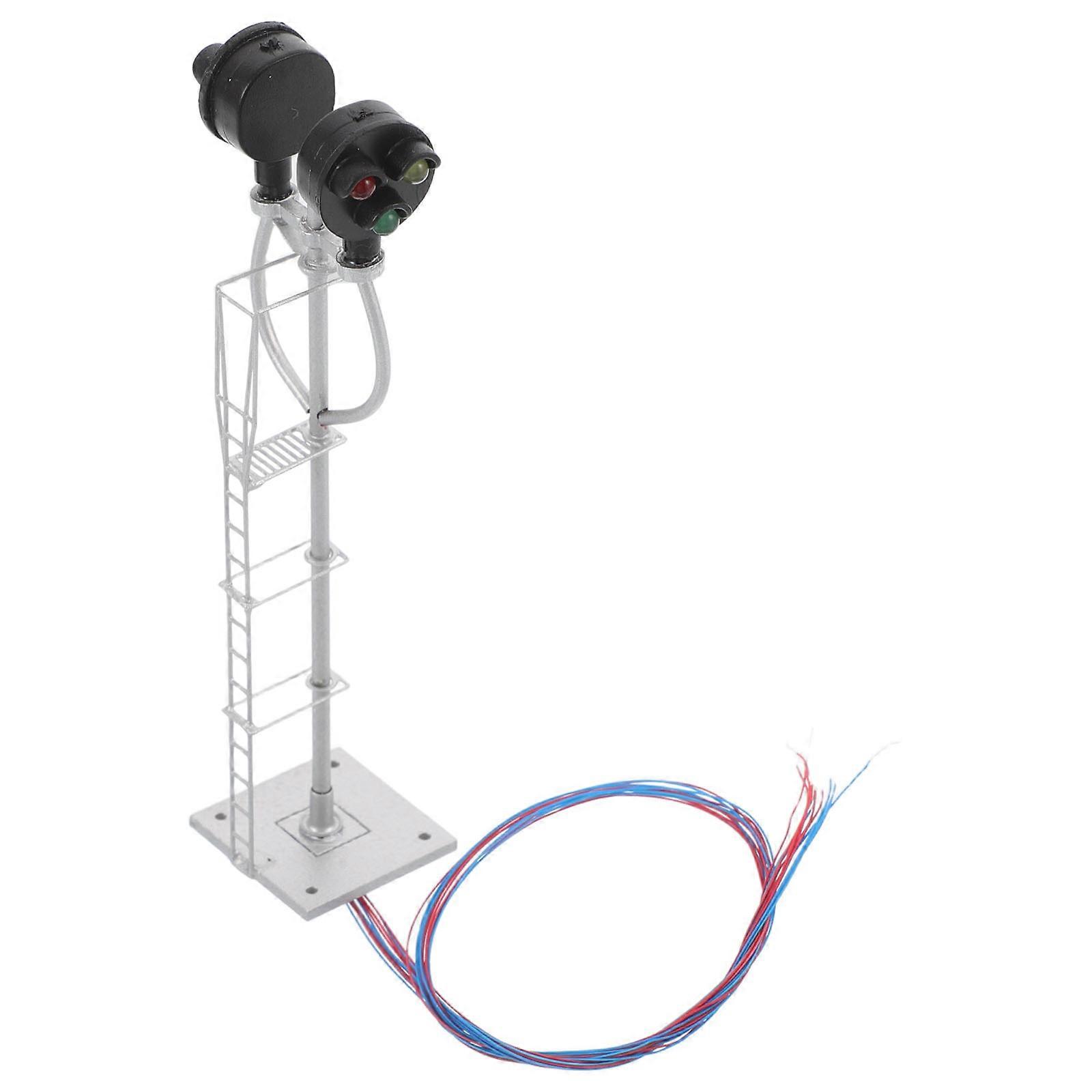 Micro Signal Light for Model Train Kits – DIY Miniature Railway Accessories with Unique Lighting Features for Architectural Models and Collectors