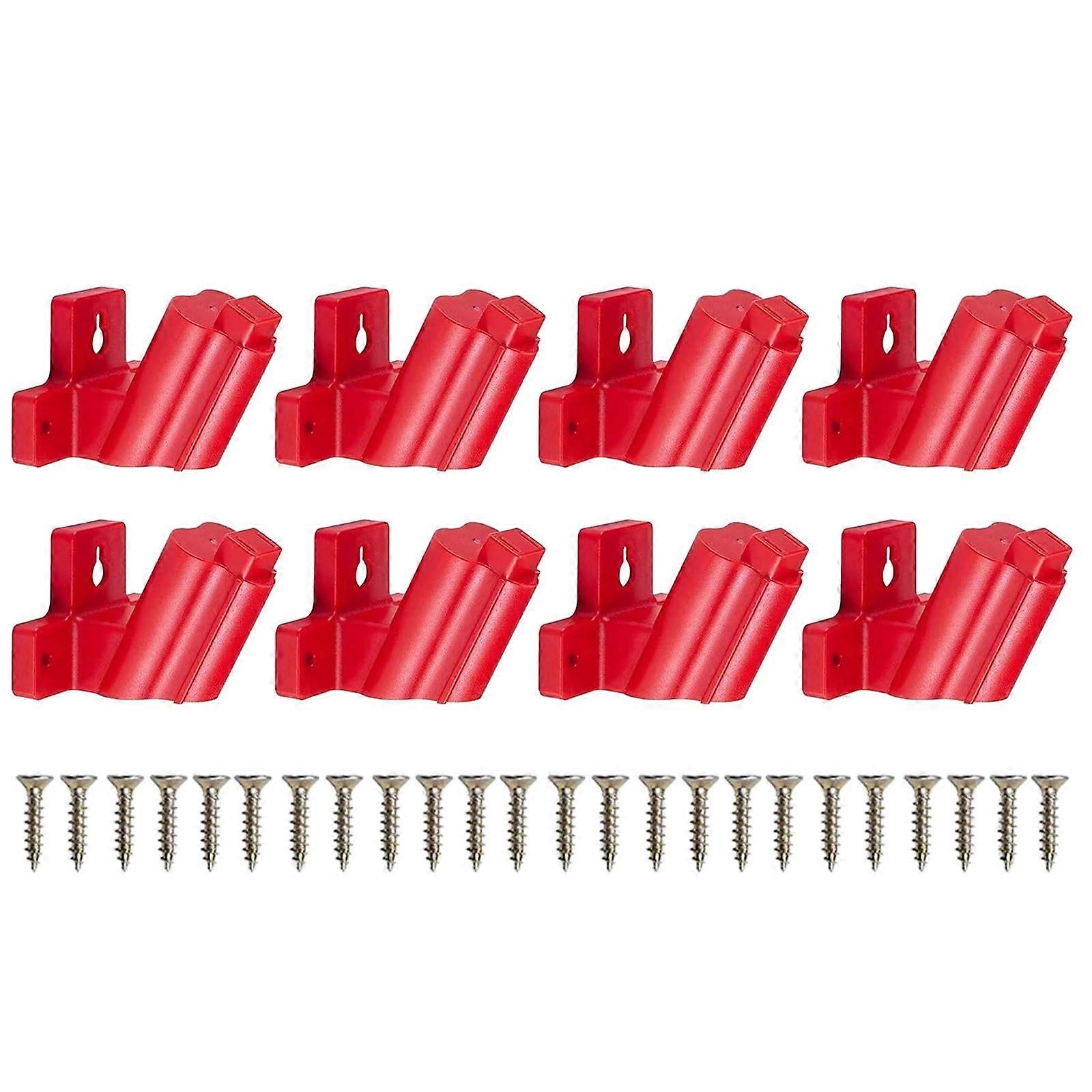 Tool Holder For 12V Battery Tools, Drill Holder, Slotted Stand, Workshop Garage Accessory, 8-Piece Set