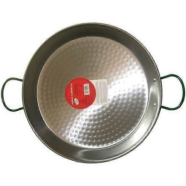 مقلاة باييلا فولاذية مصقولة - VAELLO - La Valenciana - العمق: 46 سم - تتسع ل 12 شخص