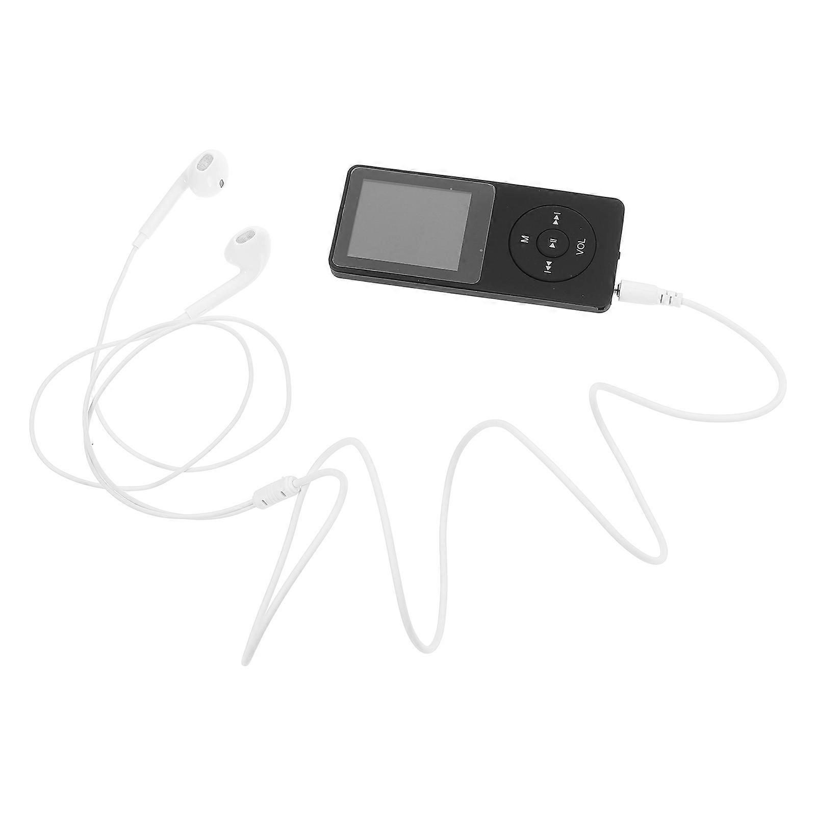 Mini MP3 Player Wireless Music Player For Exercise Black 1Set Wireless Transmission