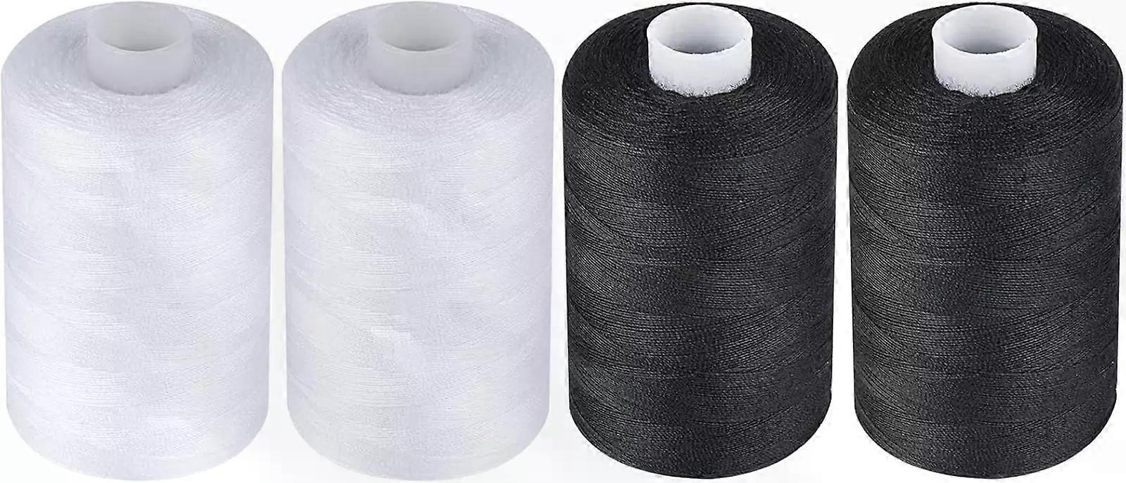 All Purpose Sewing Thread, 4 Spools Each 1000 Yards Polyester Thread