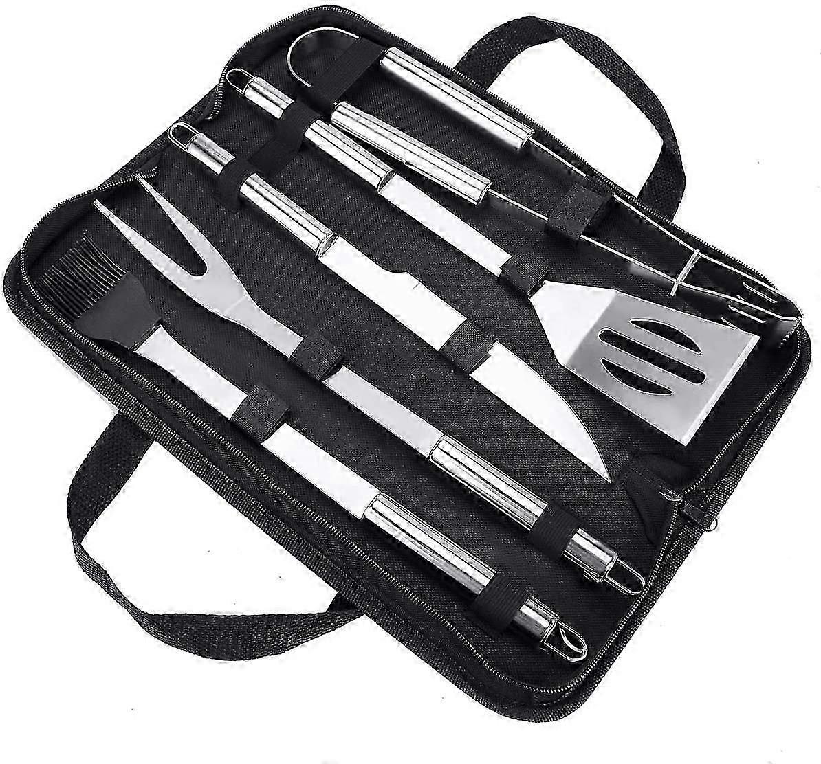 Barbecue tool set, 5 cooking and barbecue utensils