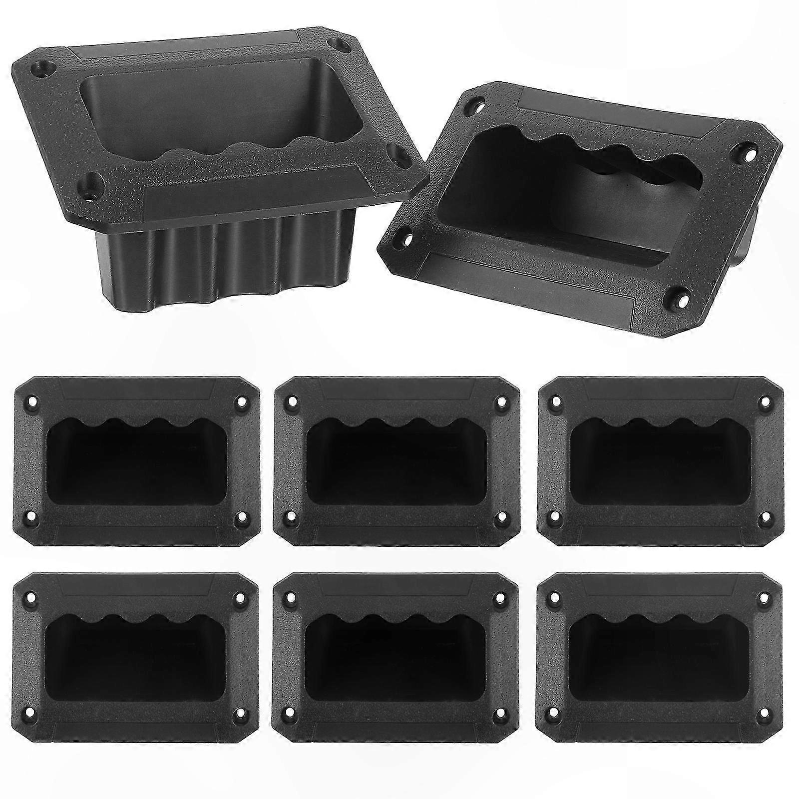8-Pack Replacement Handles for Speakers, Durable Plastic Side Grips for o Equipment