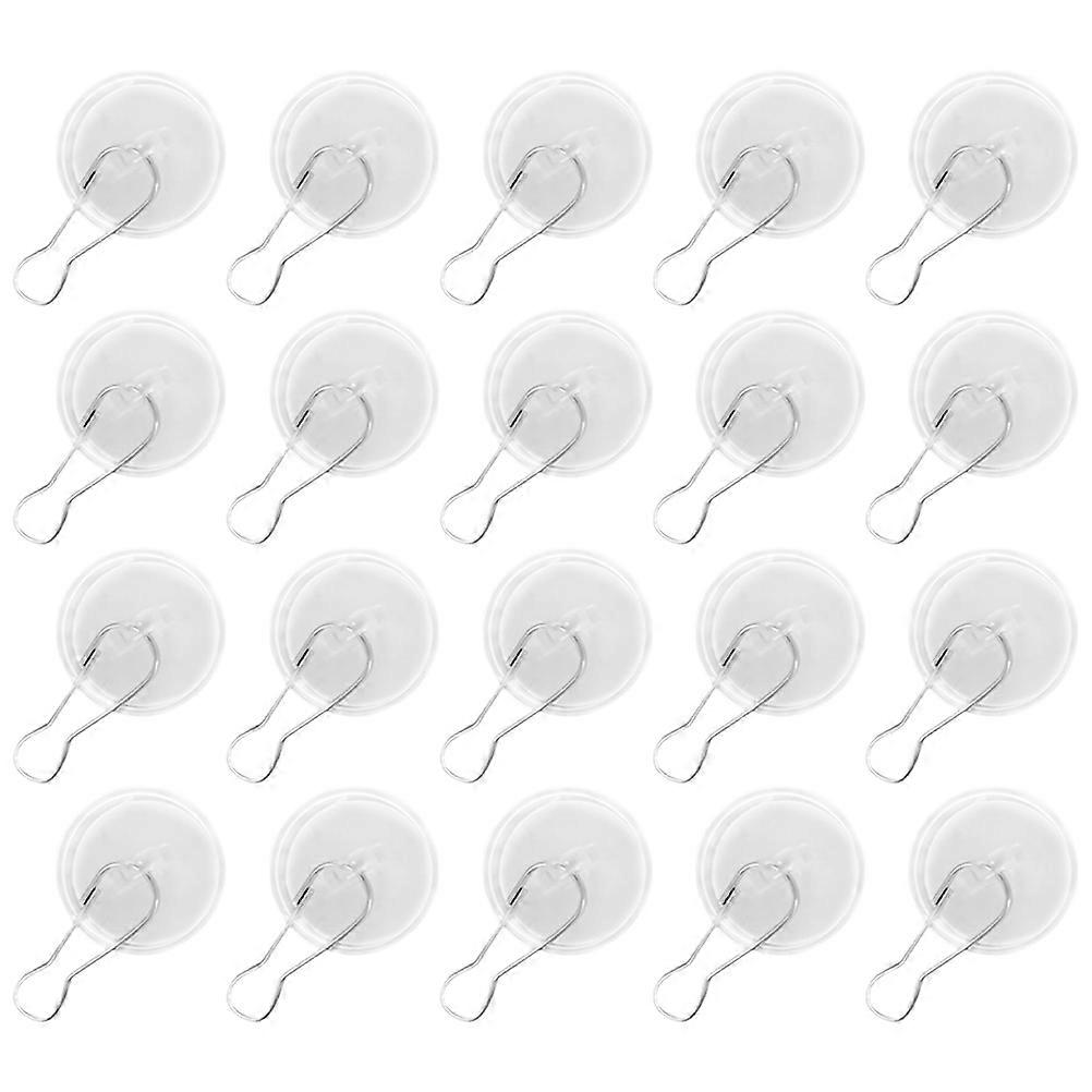 Small Ceiling Hooks Self Adhesive Heavy Duty Hanging Buckle Hooks 2x2cm 20Pcs