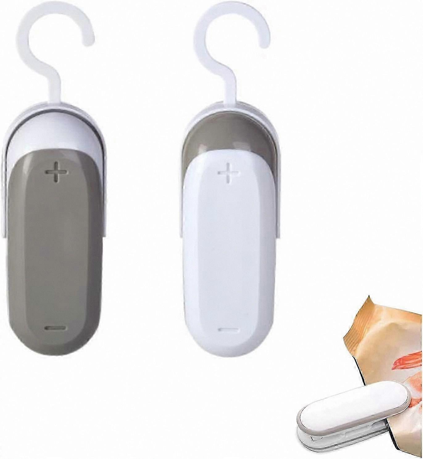 Mini Bag Sealer with Thermal Function, 2-in-1 Portable Sealing Machine for Food Storage, Battery-Free Operation