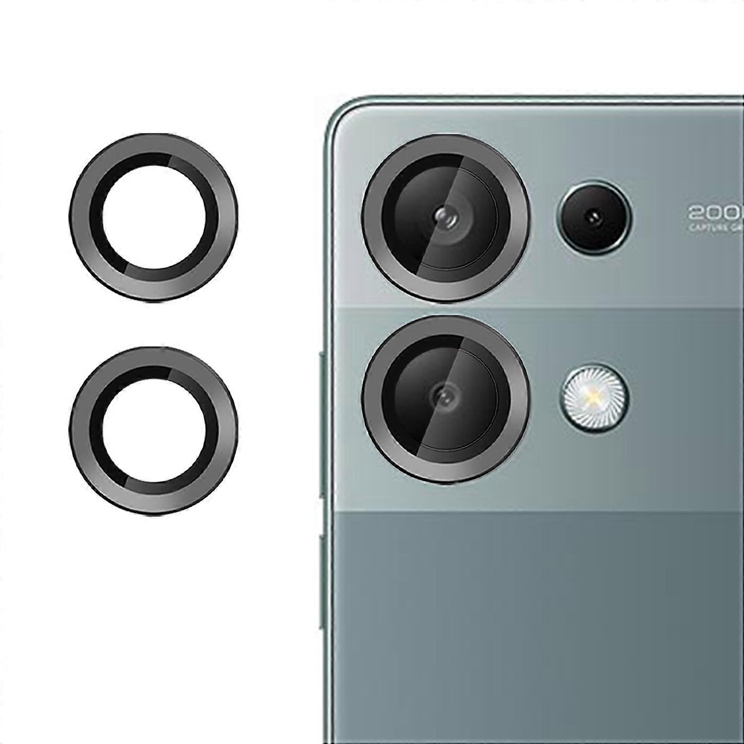 Kalebol No Flicker 超薄型個別カメラレンズ強化ガラスフィルム