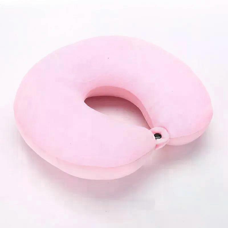 26 Kinds Microbeads U Shaped Travel Pillow Pure Stripe Color Rest Soft Cushion Neck Nanoparticle Pillow Suitable for Car Flight Foam