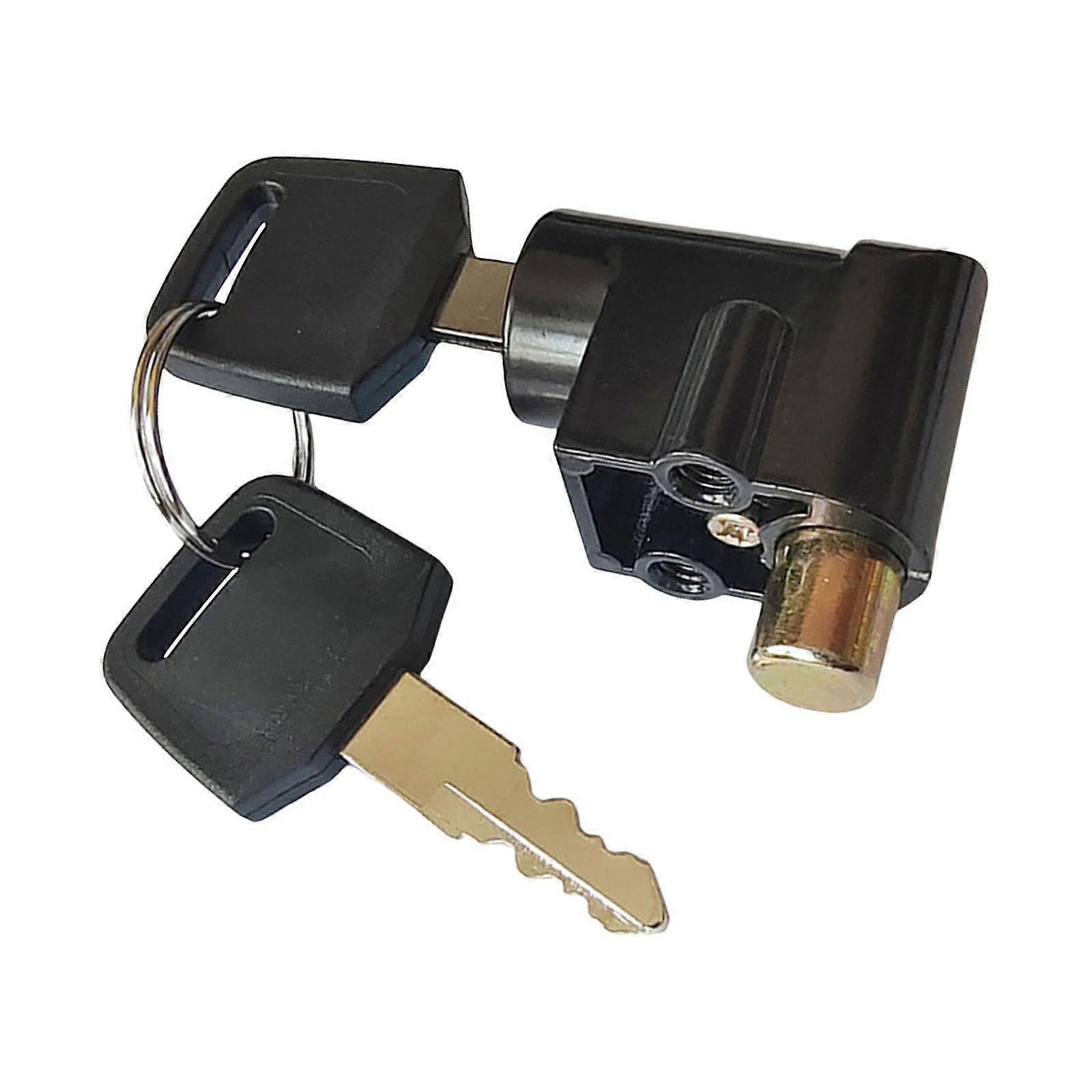 Electric car battery case lock, multipurpose performance lightweight antitheft protection, battery cylinder lock for motorcycles