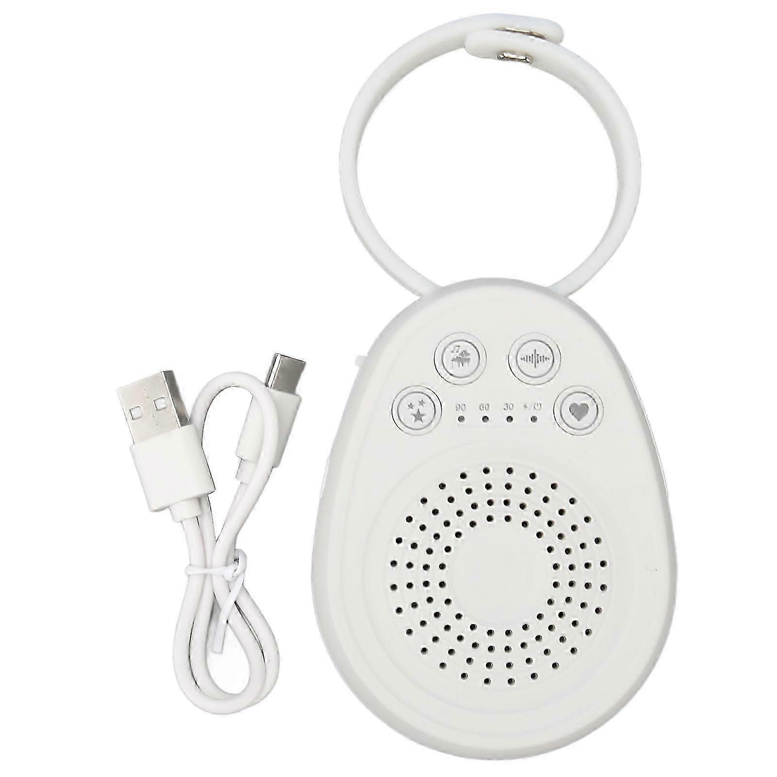 White Noise Sleep Sound Machine Built in 20 Sound Sources Portable White Noise Machine with Timer Function for Baby