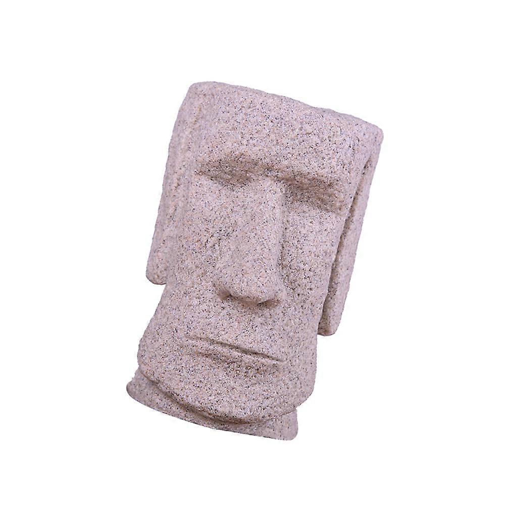Resin Pen Holder for Desk Organization Lightweight Portable Use Light Grey 3.5x3.5x5 inches