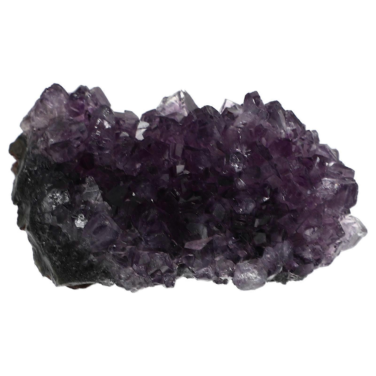 1Pcs Purple Amethyst Cluster Home Decoration Item With 6.5X5CM Size Ideal For Feng Shui And Collectors