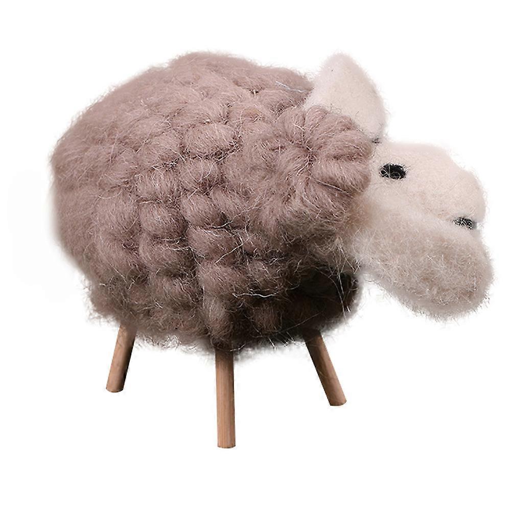 Adorable Handmade Wool Felt Sheep Figurine Desktop Ornament for Home Decor & Photography Prop – Charming Sculpture for Unique Decoration