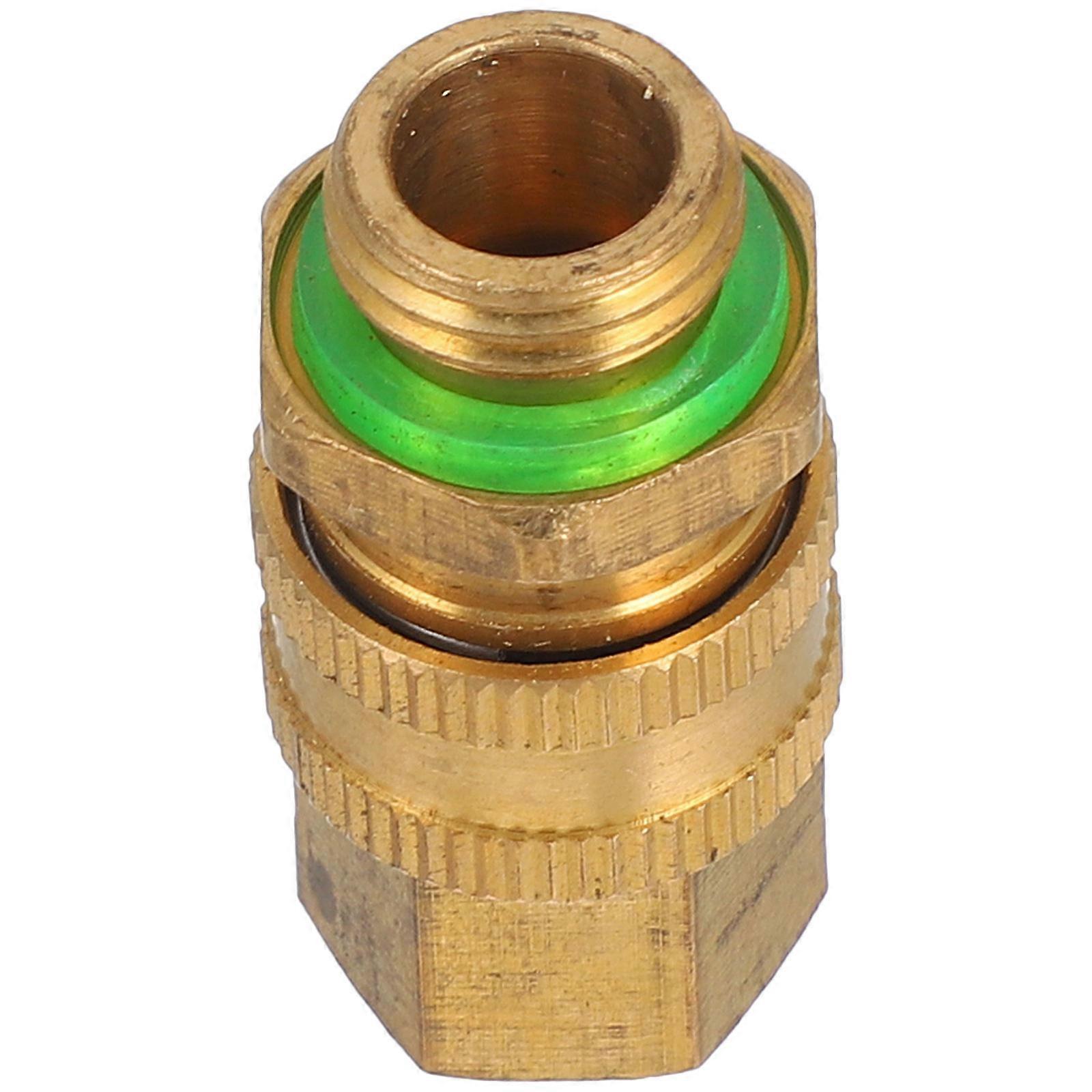 Garden Hose Adapter Swivel Fitting Adapter High Pressure Washer Hose Adapter Golden Color 1Pcs