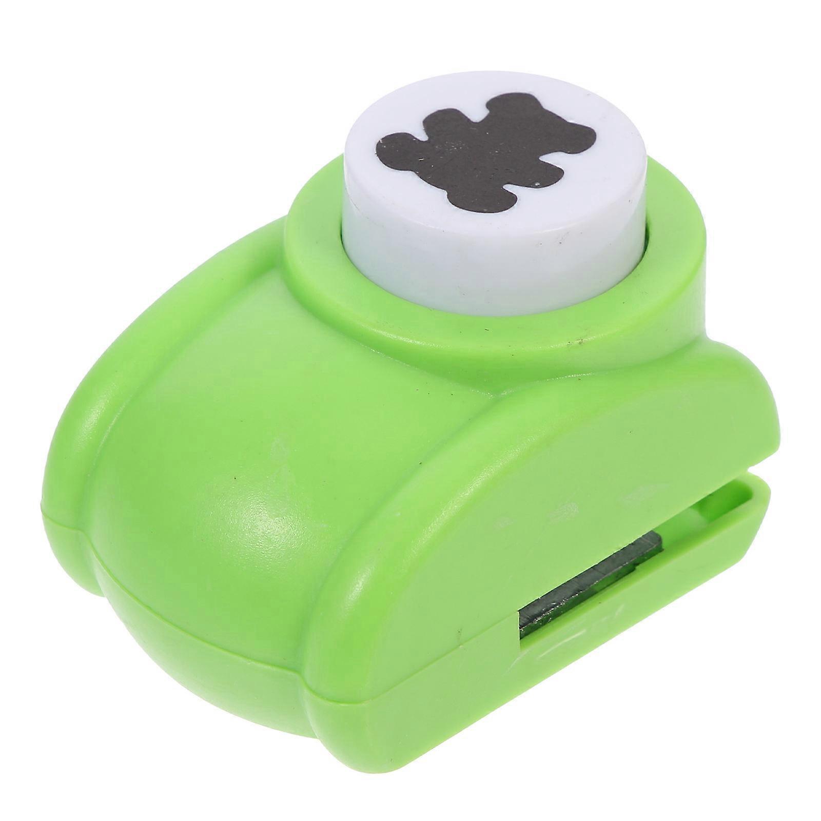 Creative Paper Punch for DIY Crafts with Plastic Material Multi Color Perfect for Kids Artwork and Scrapbooking 3.5 x 2.1 inches