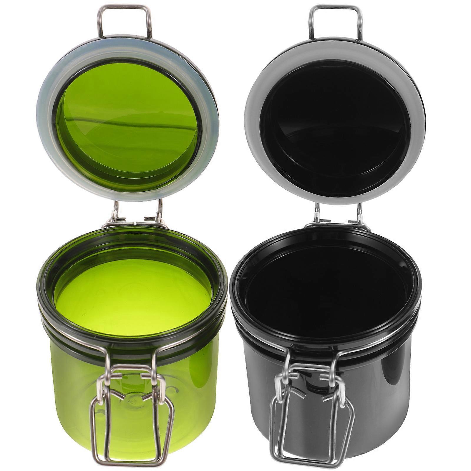 Eyelash Glue Storage Container Made of Durable Aluminum Alloy and PP for Beauty Salon Use Assorted Color