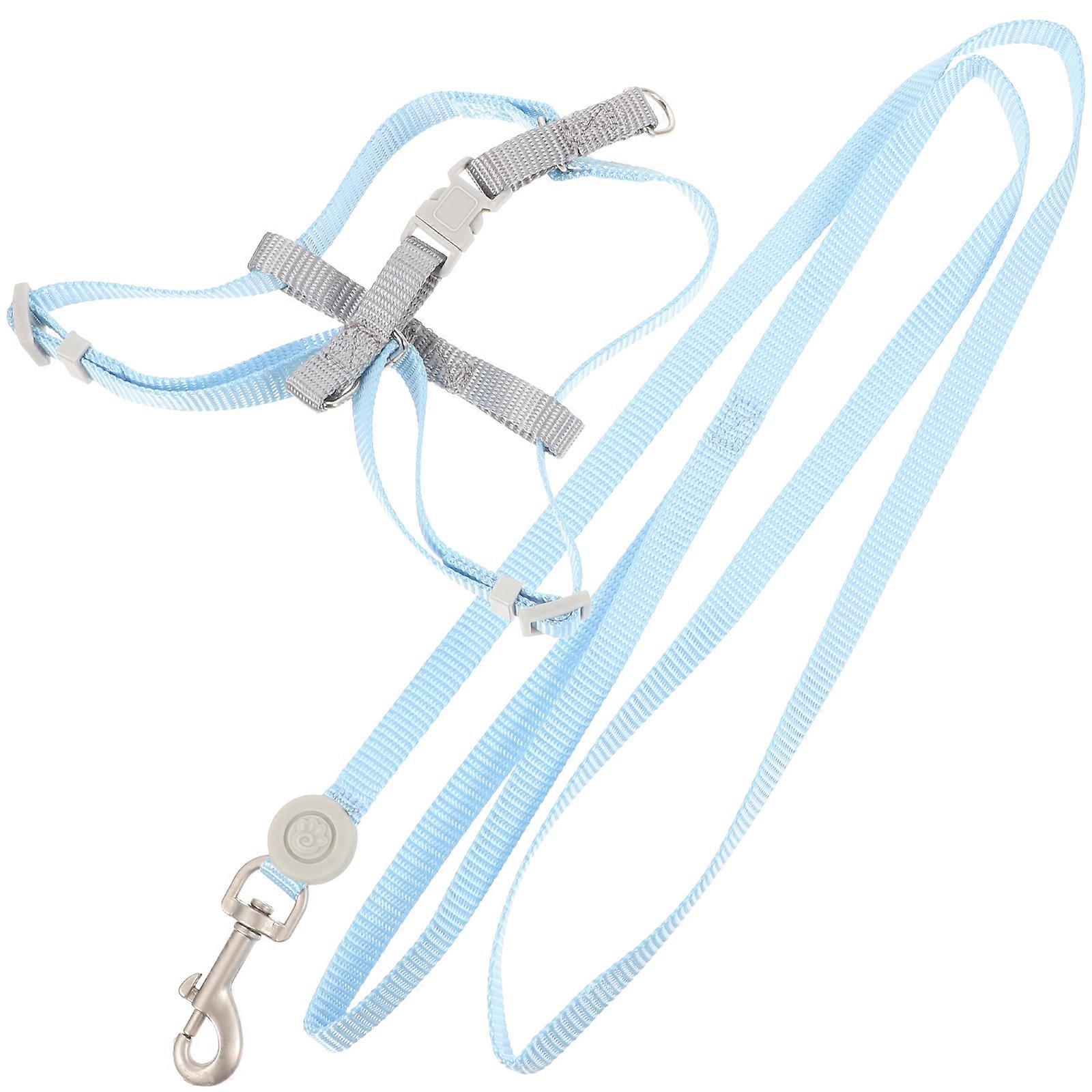 Soft Cat Harness and Leash Set for Kittens – Stylish, Easy One Hand Use for Outdoor Activities and Escape Prevention