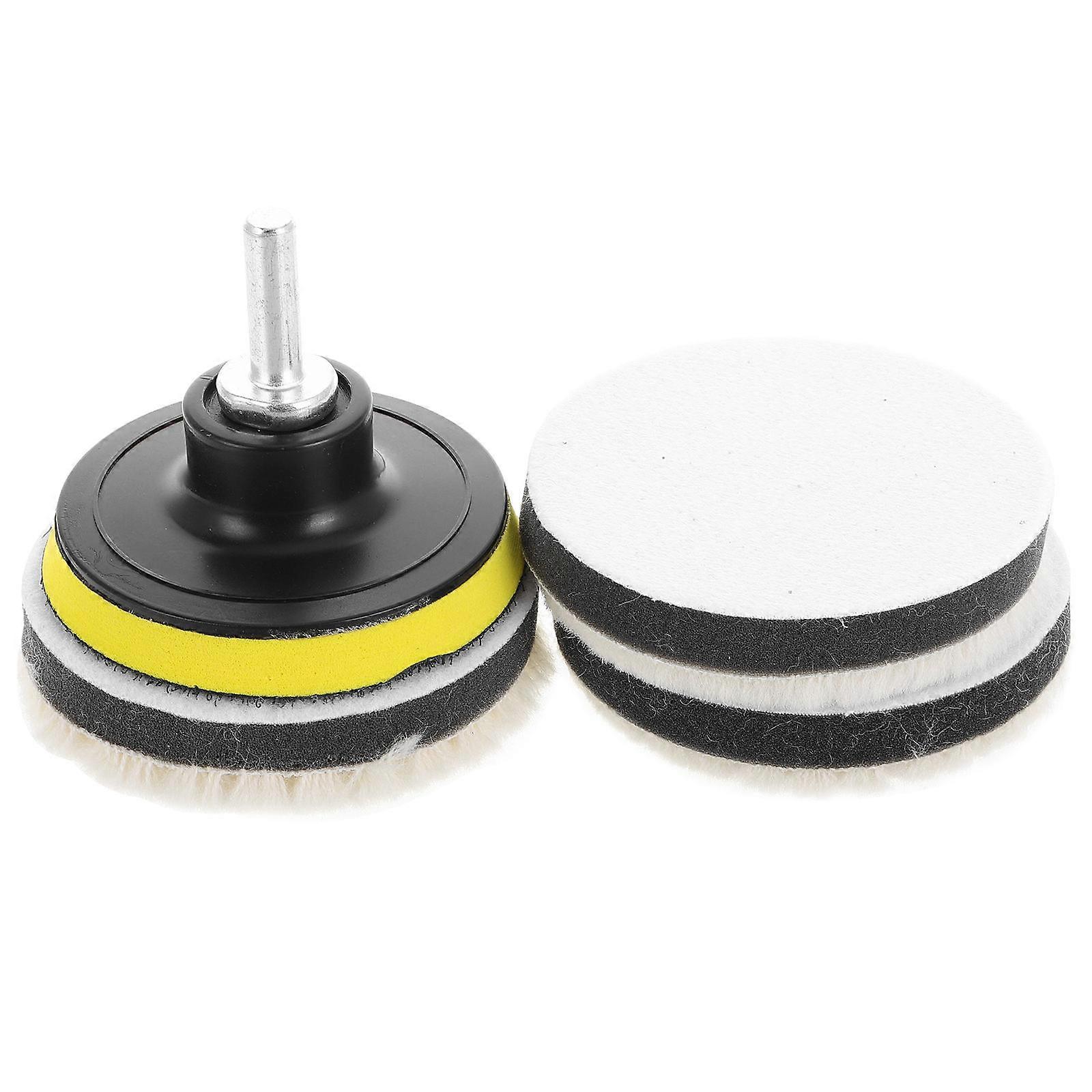 Buffing Polishing Wheel 5 Sets Wool Buffing Wheel For Car Owners Assorted Color Suitable For Vehicle Maintenance