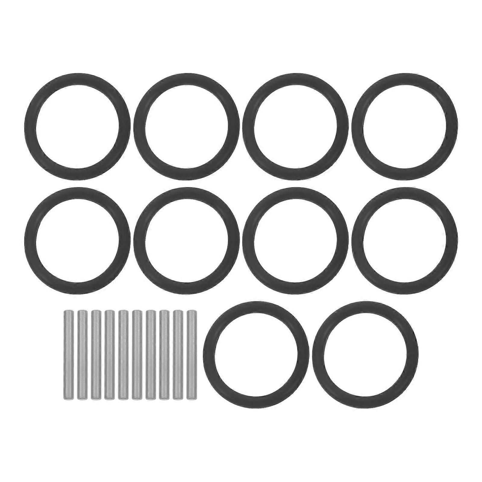 10 Sets Impact Driver Socket Attachment Replacement Rubber Ring And Pin Set