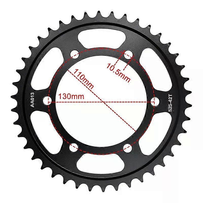 42T 43T 45T 525 Chain Rear Sprocket for YAMAHA MT-07 MT07 MT 07 Tracer YZF-R7 MT-10 FZ-10 YZF R6 MT-09 XSR700 XSR900 XSR 700 900
