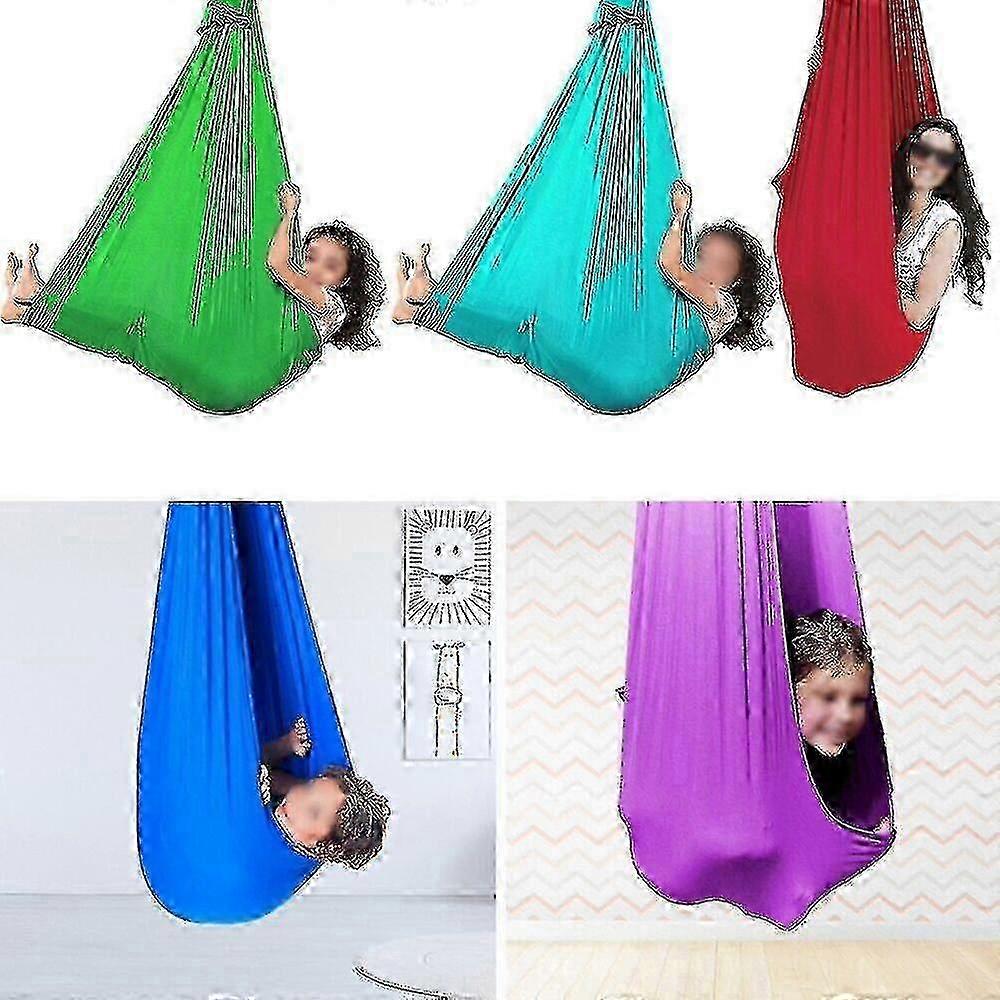 Barnterapi Sensorisk gunga-Yoga gungstol Barn kramar autism Aspergers