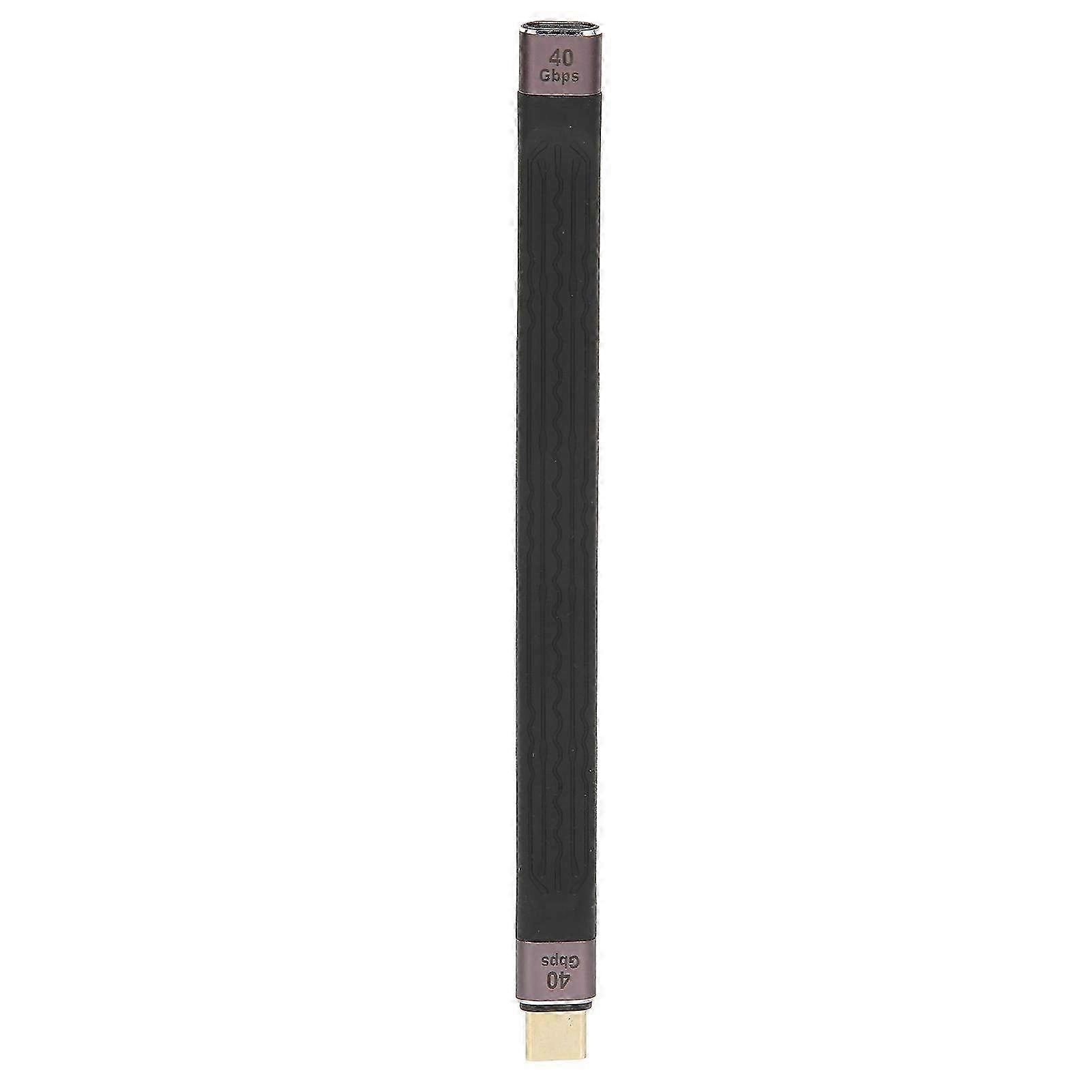 Durable Short USB C Cable 40Gbps - Type C Male to Female Fast Charging Cord Support for PD 100W Power Delivery