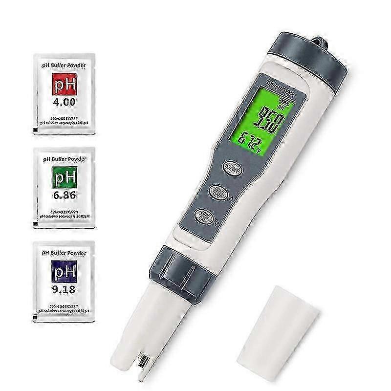 3 in 1 TDS PH Temp Digital Meter for Drinking Water Hydroponics Aquarium Test