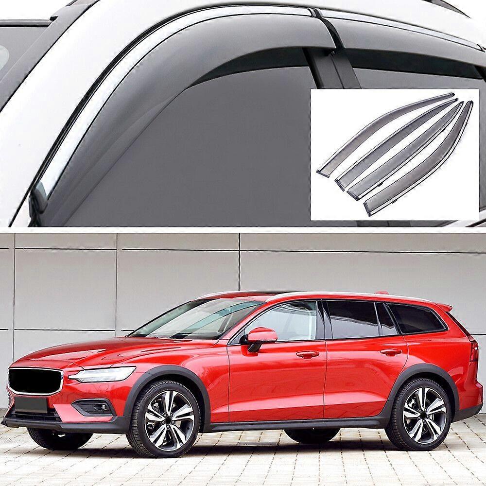 Exquisite 1Set Window Visor Wind Deflector Shade Rain Guard for 2019-2025 Volvo V60 Wagon