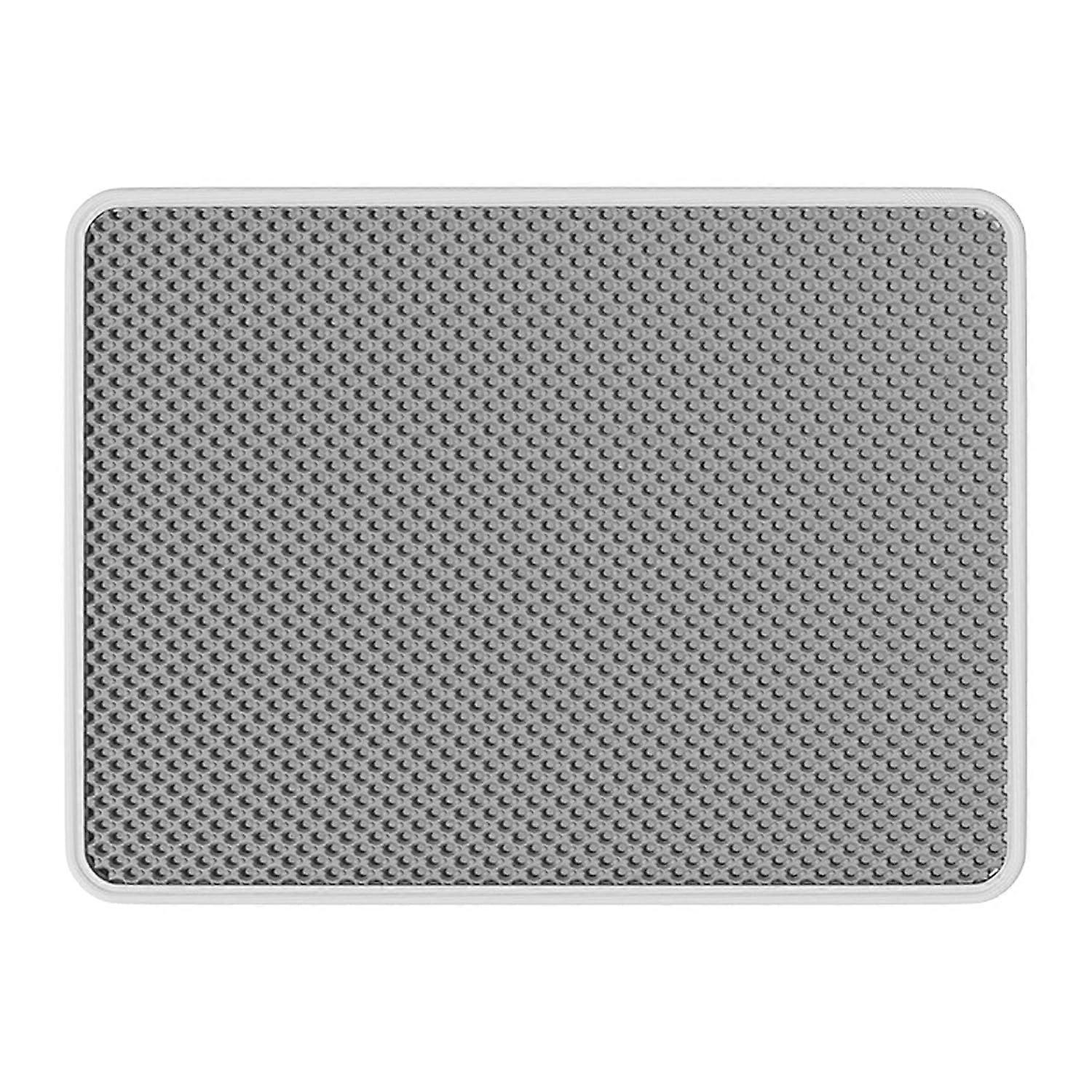Cat Litter Tray Mat Large 120x70cm EVA Waterproof Double Layer Honeycomb Design Cat Litter Mat for Easy Clean Up