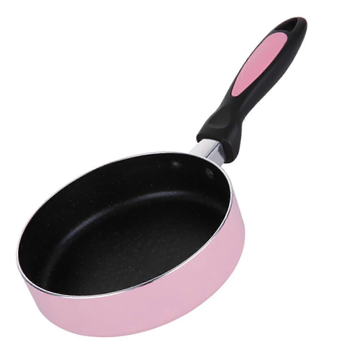 Nonstick Mini Pan For Frying And Braising, Japanese Style, Compact Size, Induction Compatible, Pink