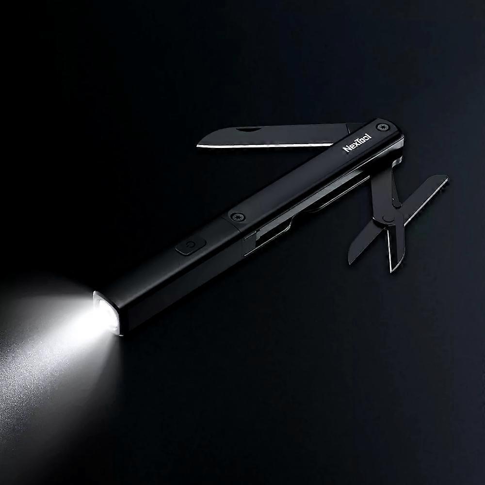 NEXTOOL Multifunctional Pen Tools 3-IN-1 Flashlight Knife Scissors USB Rechargeable IPX4 Waterproof Portable Tools