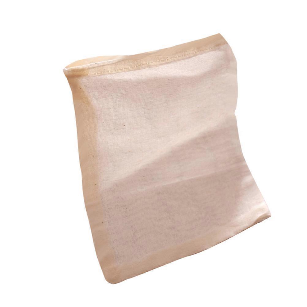 Reusable Straining Bags Cotton Drawstring Pouch Rectangular for Medicine Preparation 50Pcs