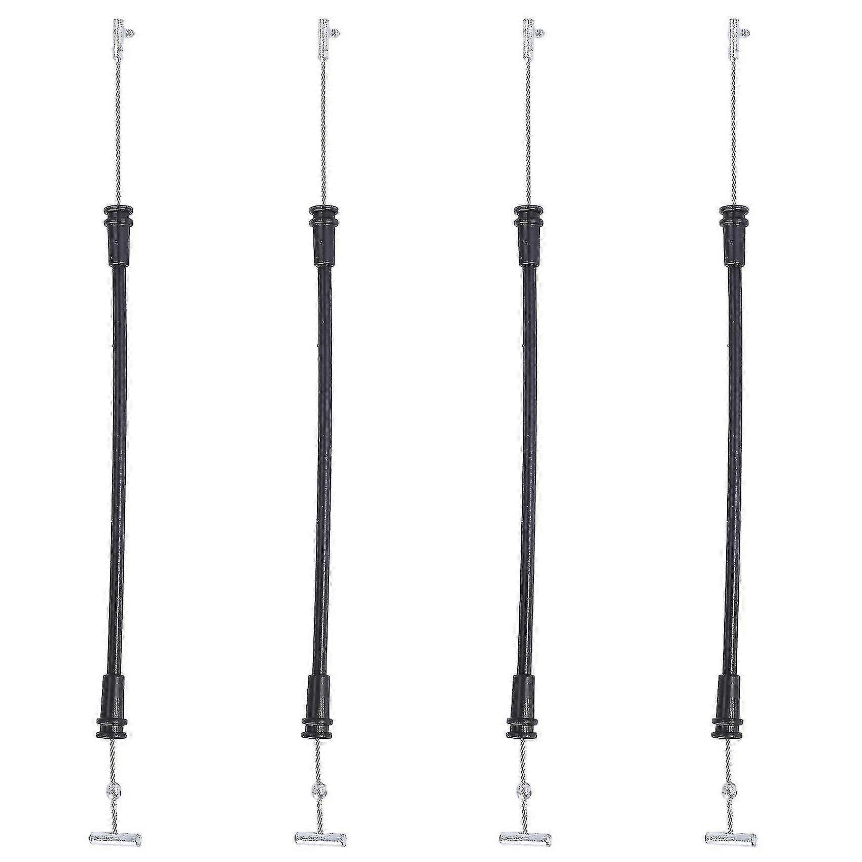 4x Smart Forfour 454 Front Exterior Door Handle Cable Replacement Set