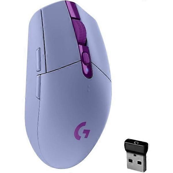 Logitech G304 LIGHTSPEED Wireless Gaming Mouse, Hero 12K Sensor, 12,000 DPI, Lightweight, 6 Programmable Buttons, 250 Hr Battery, Purple