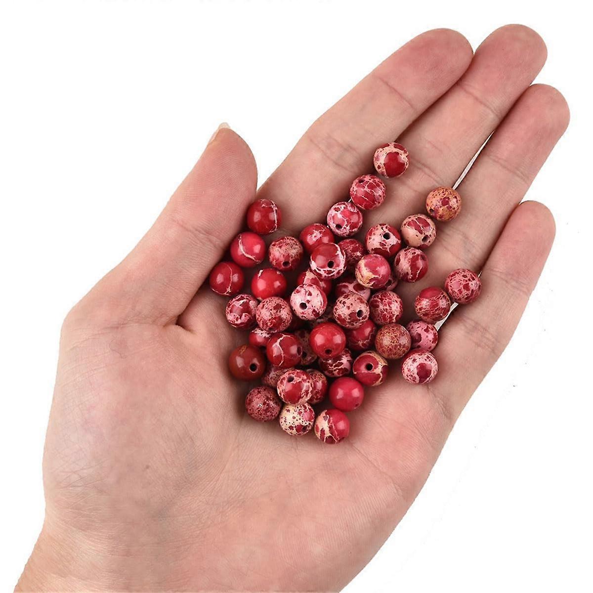 8mm Round Beads 45 Pcs Jewelry