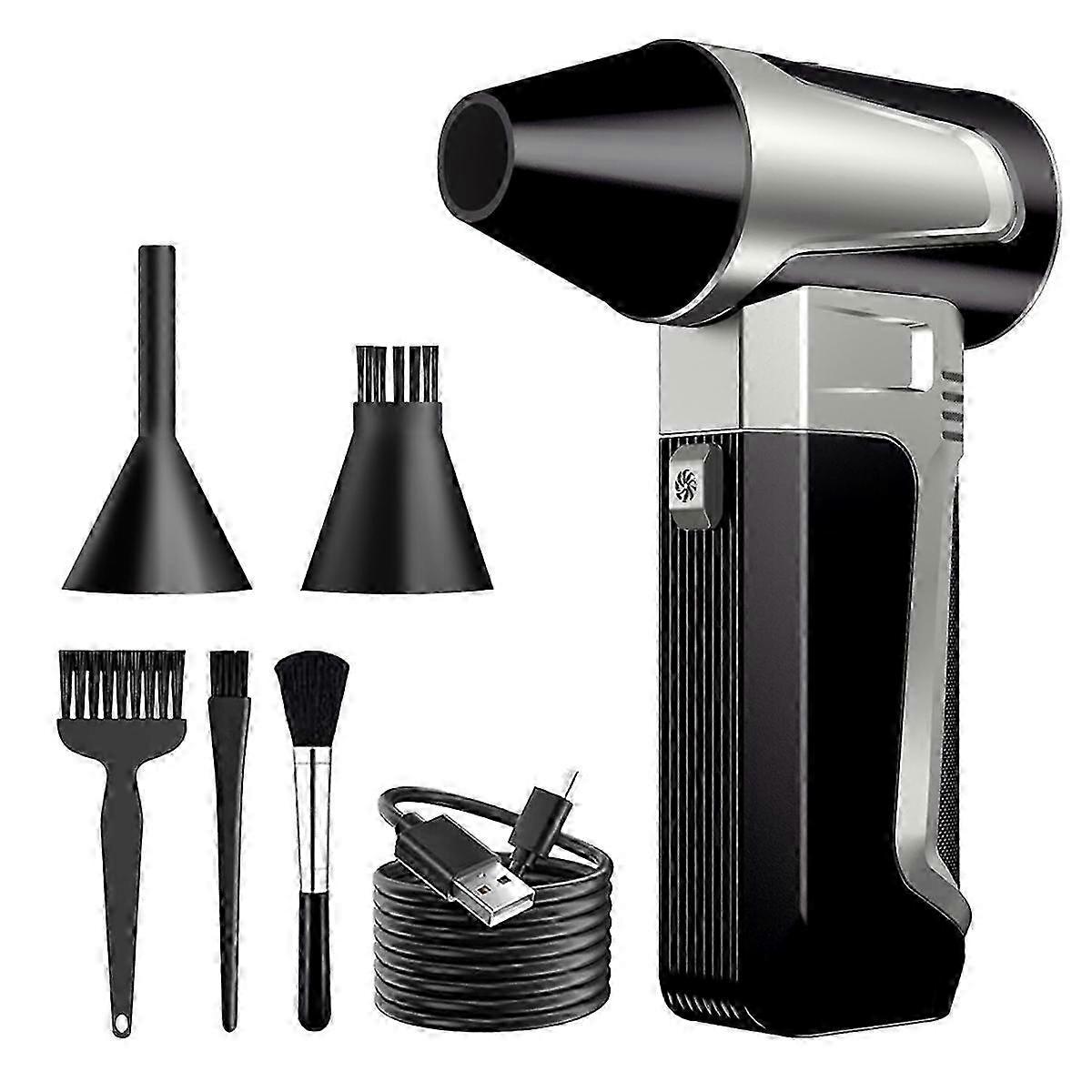 Compressed Air Duster,Turbo Jet Handheld Blower,High Speed 130000RPM