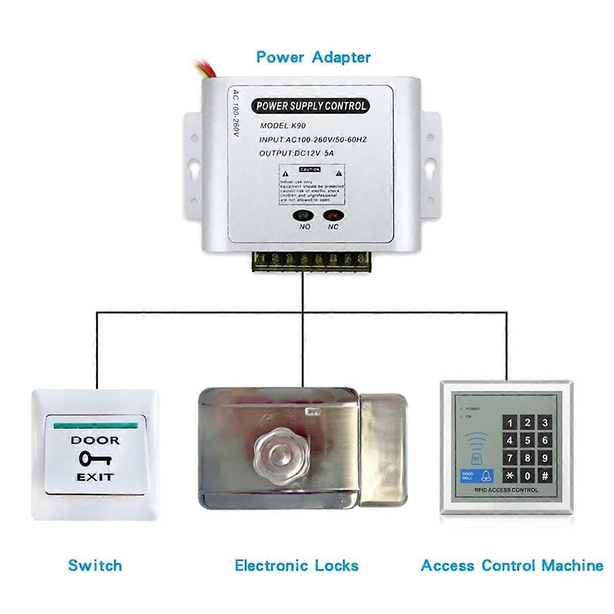 Video Intercom System 7 Inches Video Doorbell Door System Kits Support Unlock Monitoring for Villa