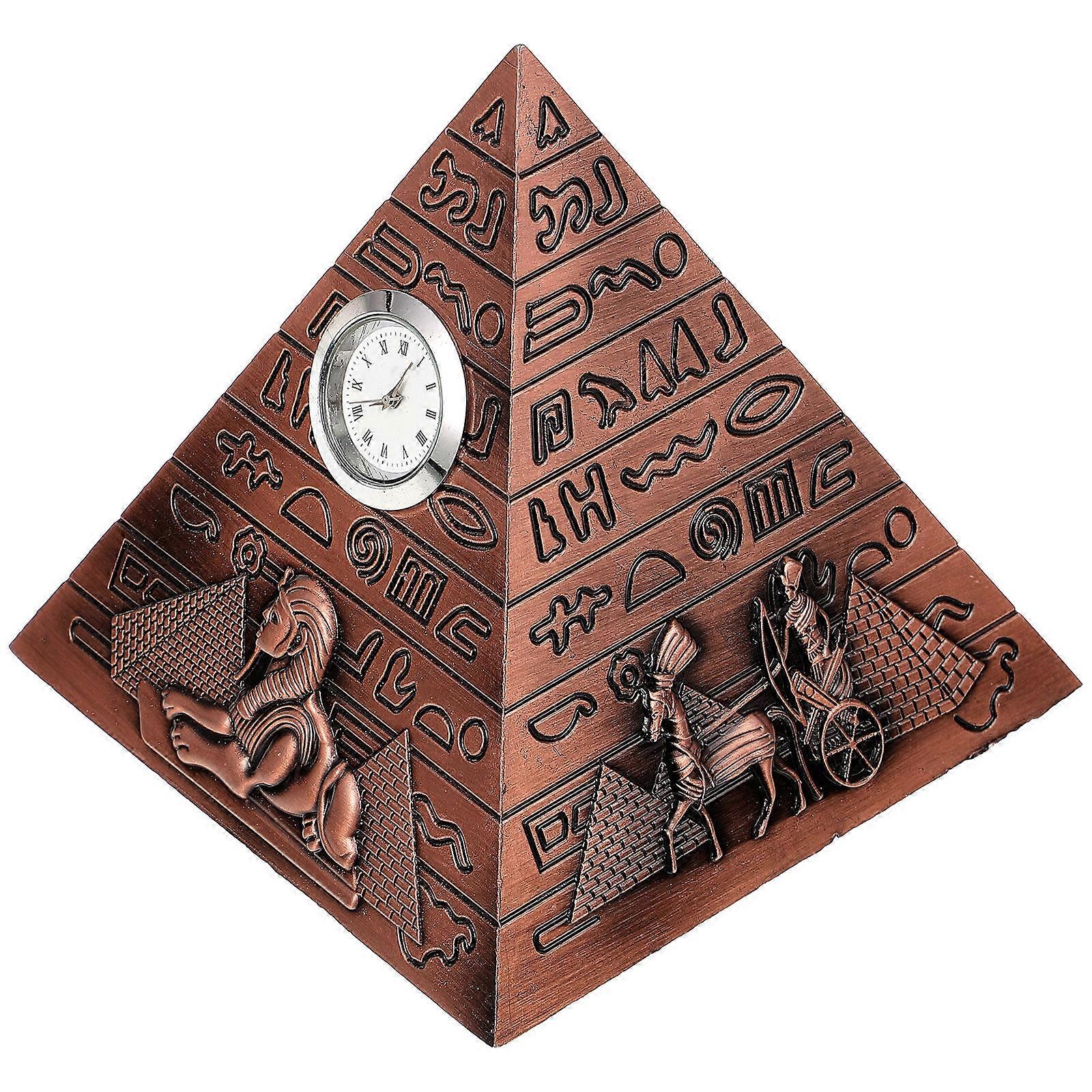 Creative Egyptian Style Desktop Clock Friends 10x10x10cm Attractive 1Pcs
