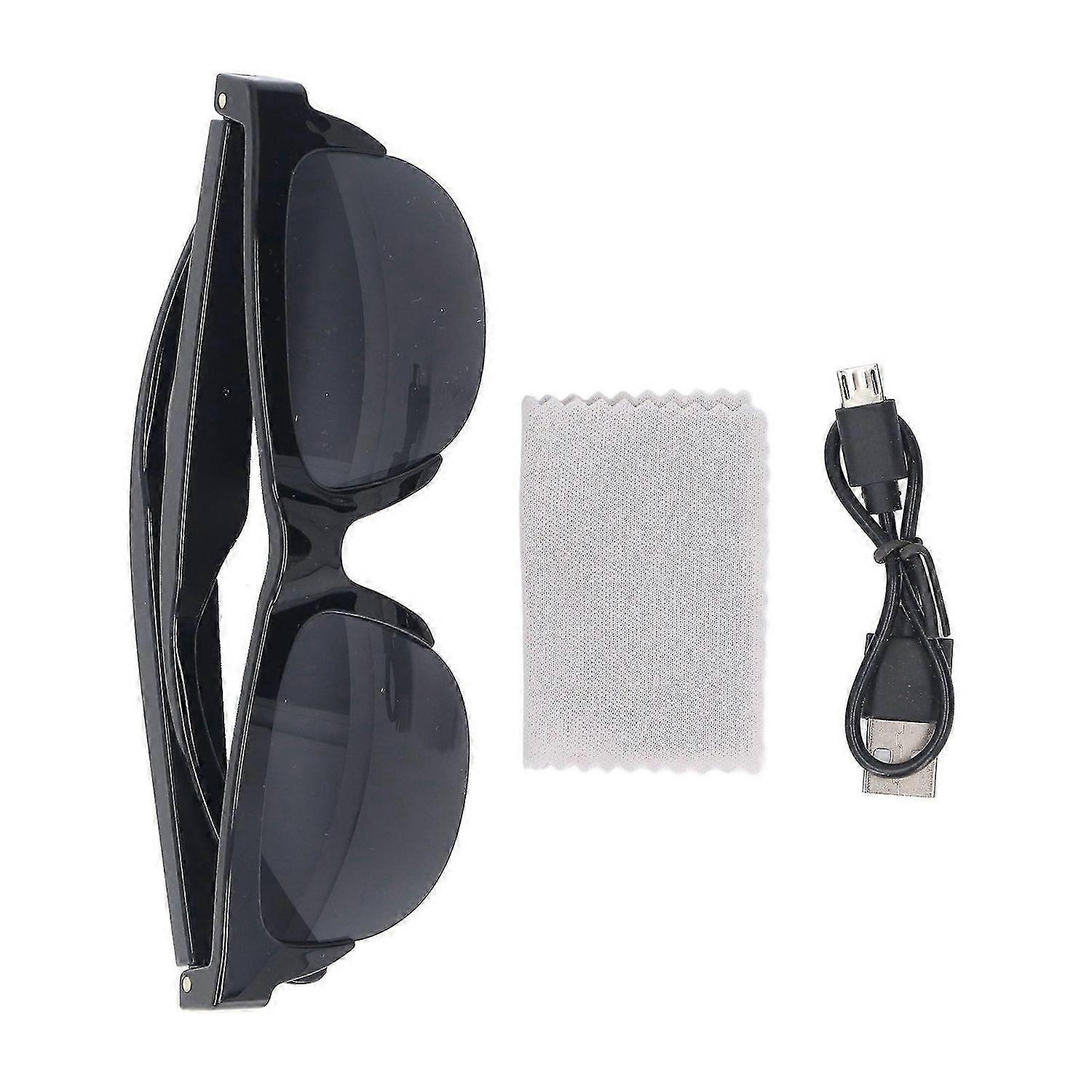 2025 Latest Model Smart Glasses UV400 Polarized Built in Mic Voice Assistant A...