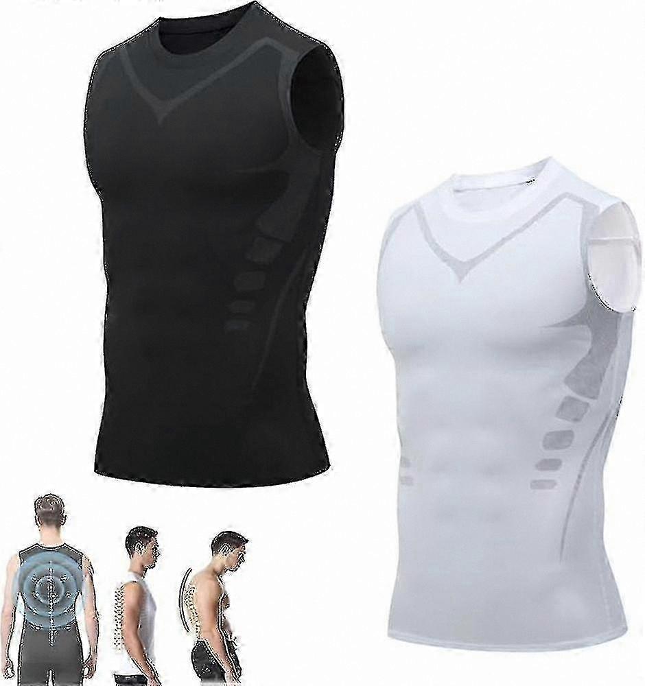 Posture Corrector Vest with Tourmaline Support for Improved Alignment and Comfort