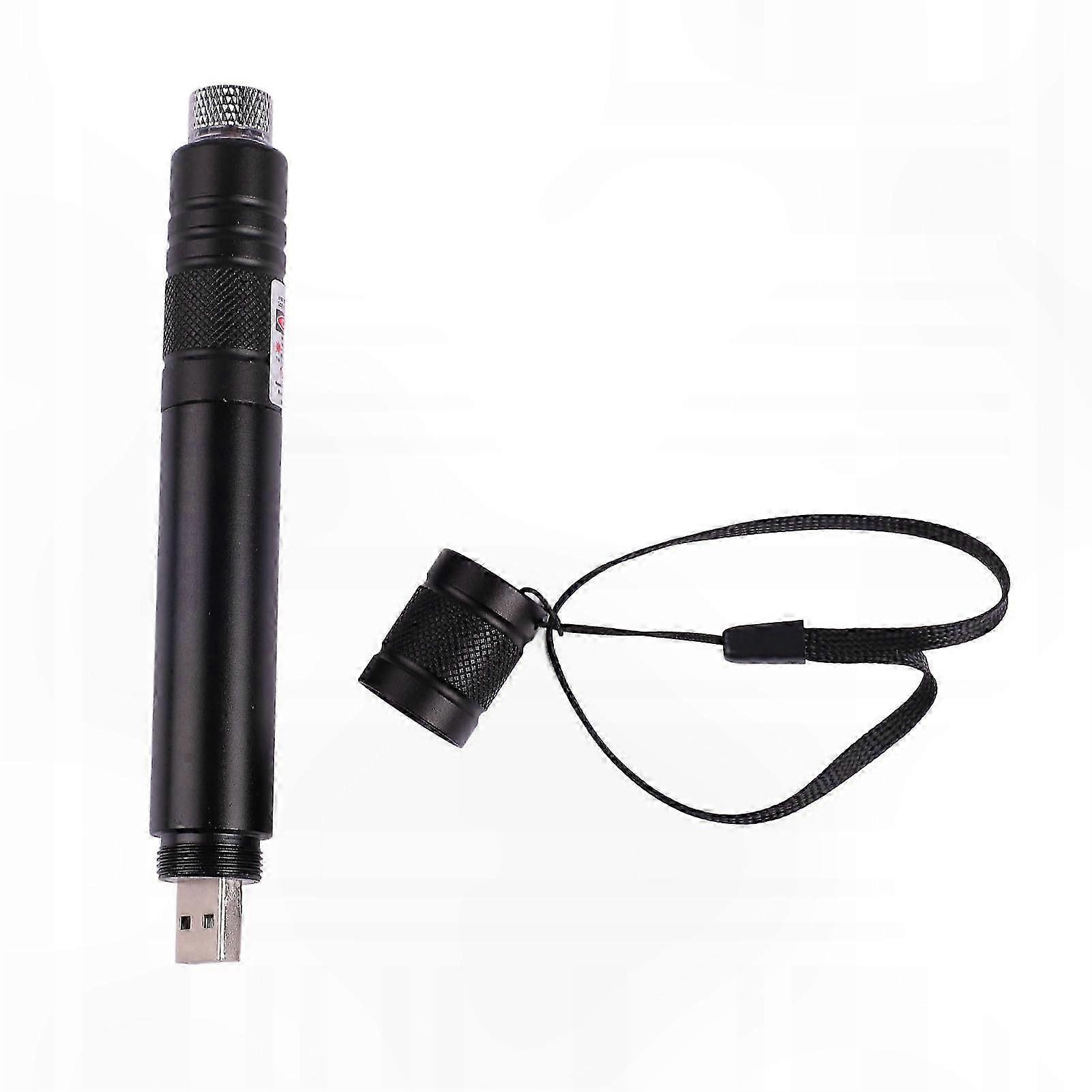 USB Rechargeable 3-in-1 Flashlight with Laser Pointer for Pets