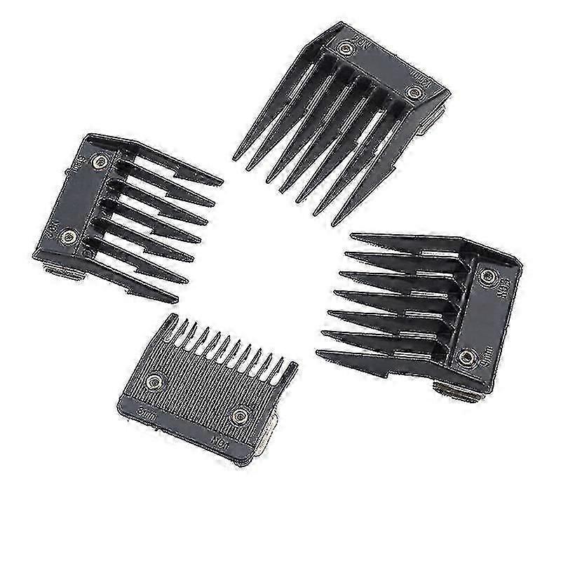 Ensemble de 4 peignes de fixation pour Wahl avec guide de coupe à dos métallique 3 mm 6 mm 9 mm 12 mm-YUHAO