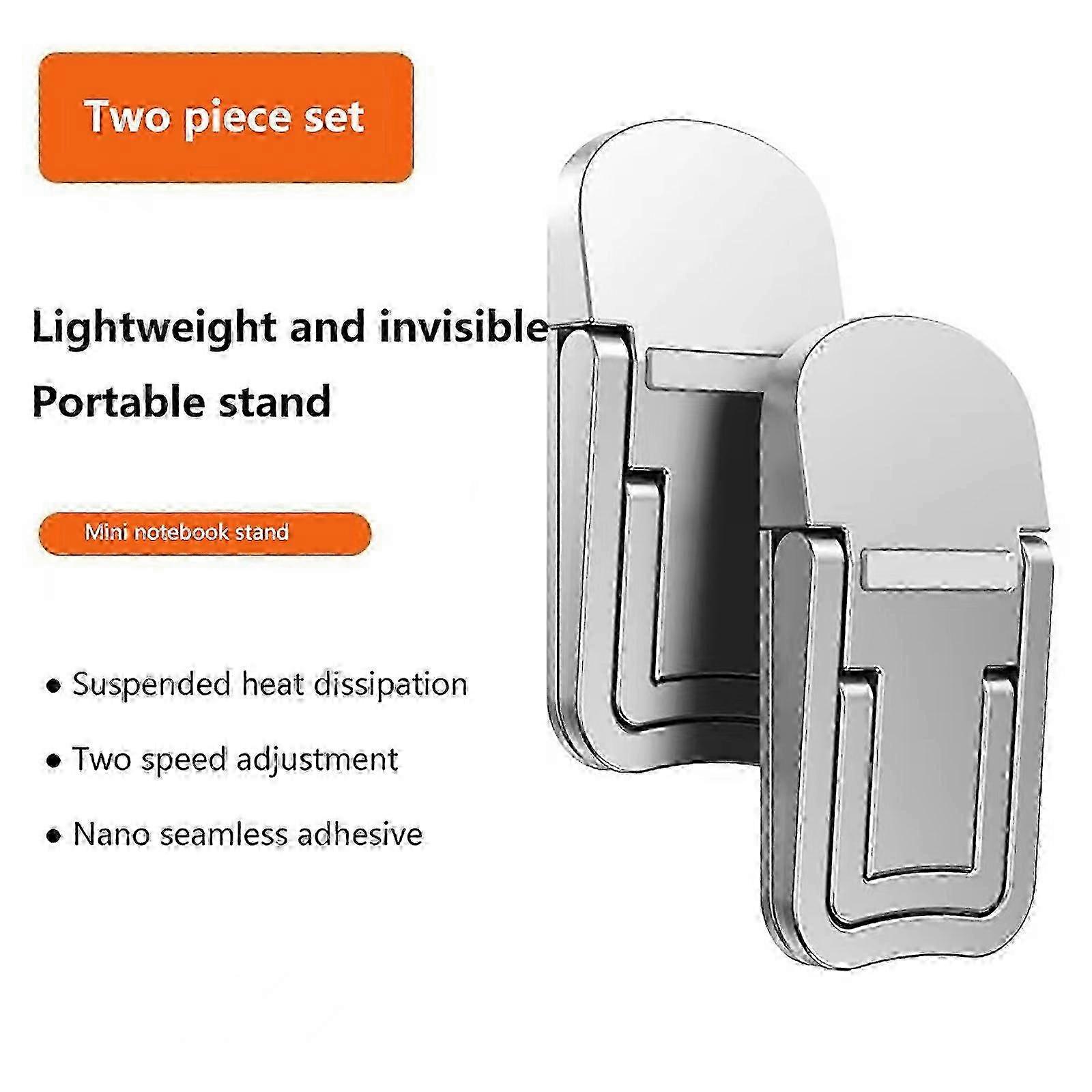 Adjustable Laptop Stand 2PCS Notebook Support Holder Portable Riser Cooling Bracket Universal For Keyboard Tablet Phone Laptop