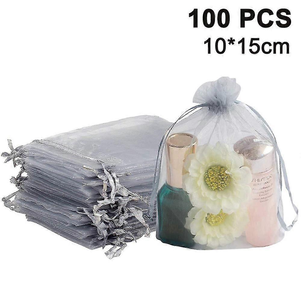 100pcs ren drawstring smykker poser bryllupsfest favør gaveposer