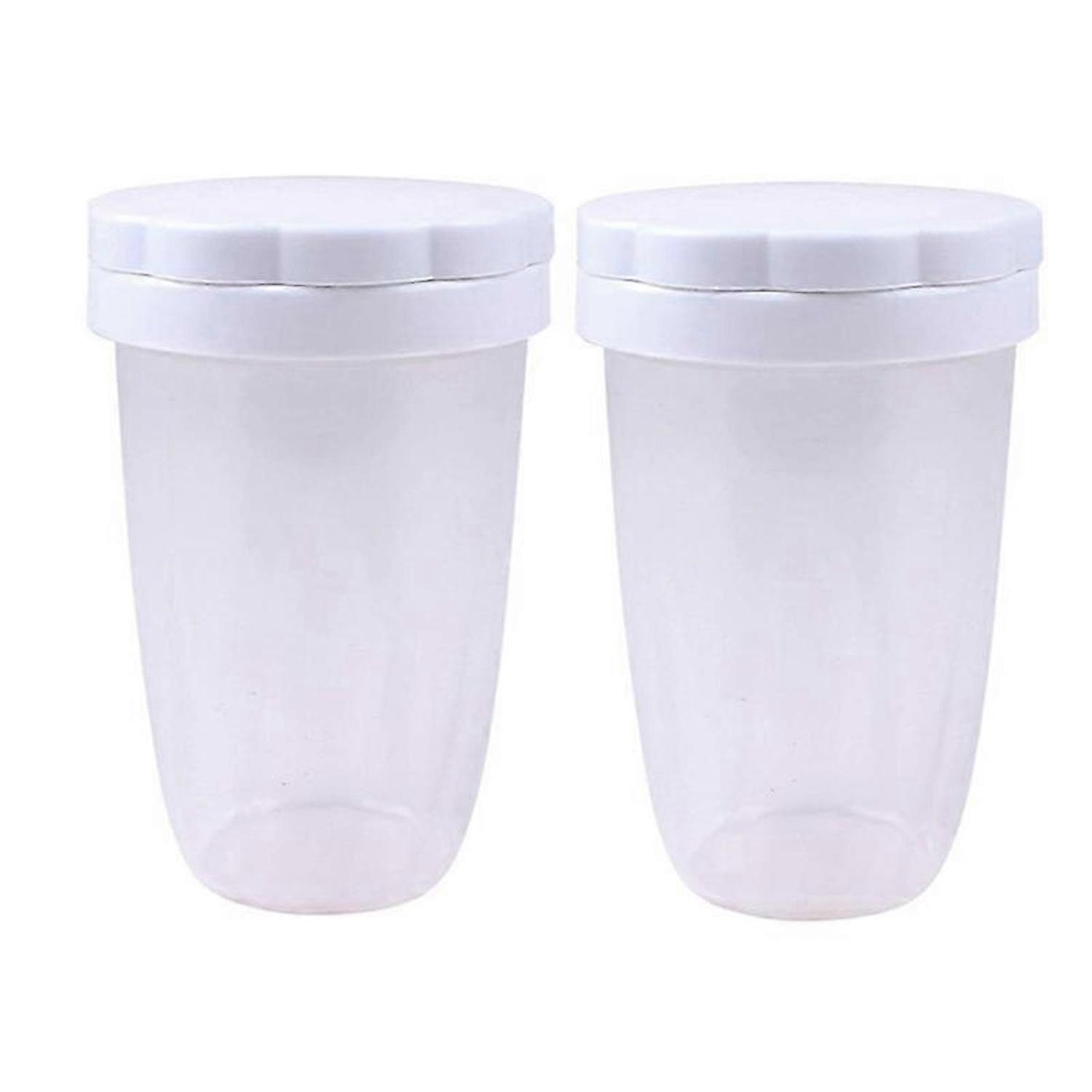 2 Pcs Icing Sugar Shaker with Lid for Cocoa Shaker Flour Sieve Tool