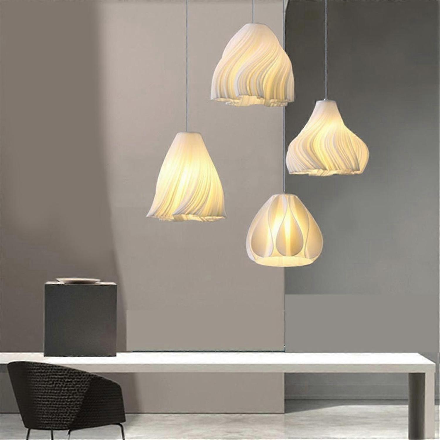 3D Printed Cluster 3Light Chandelier Wave Design Ceiling Chandelier B
