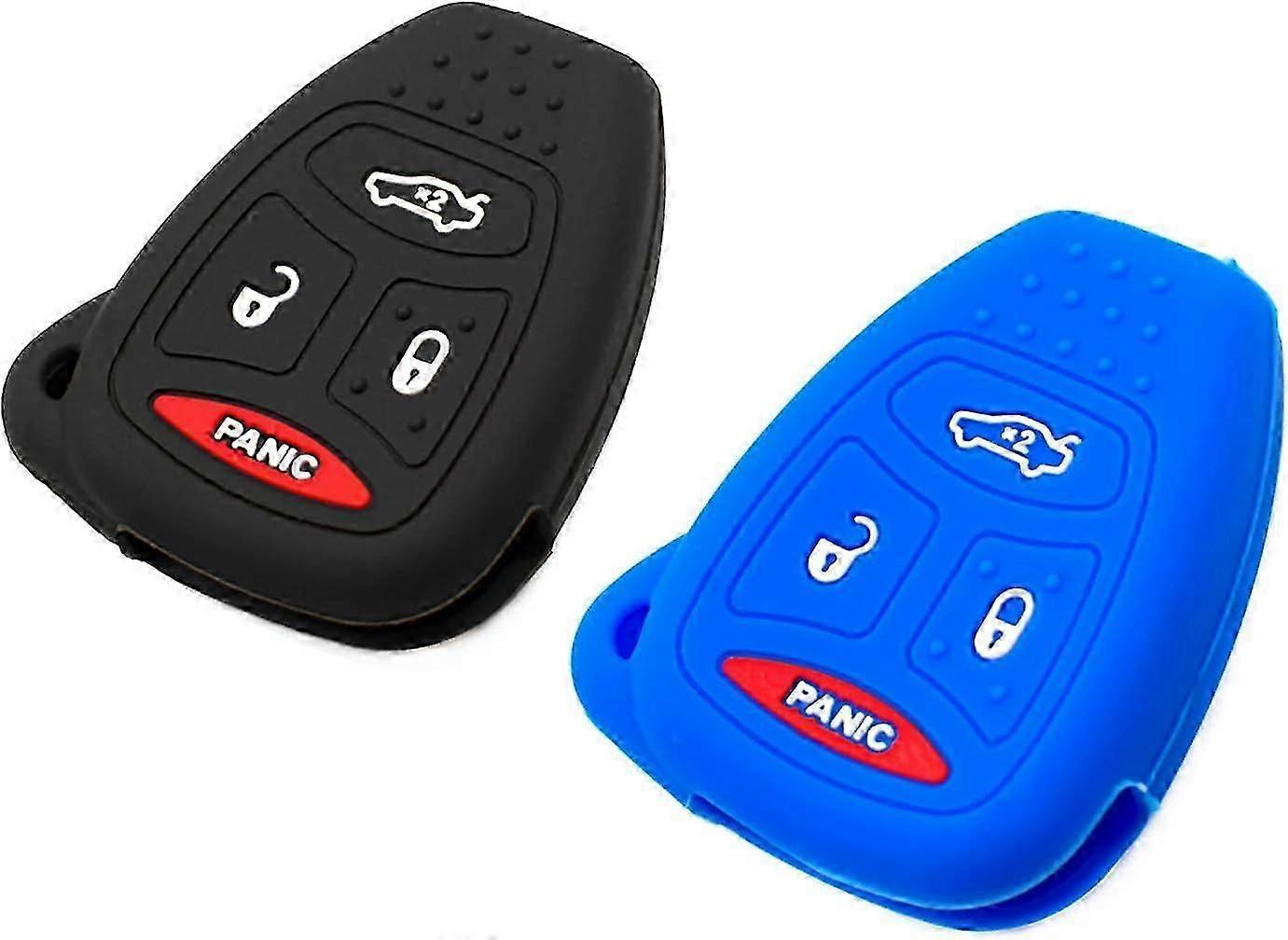 クライスラー200 300 PTクルーザーダッジチャージャーマグナムに適合するシリコンキーフォブカバー