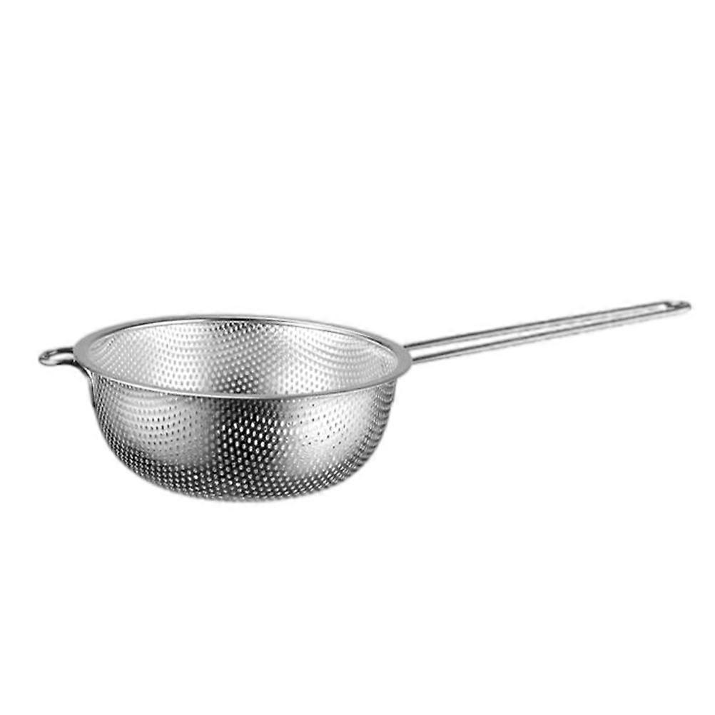 Draining Basket Single Handle for Kitchen Use 1Pcs Stainless Steel